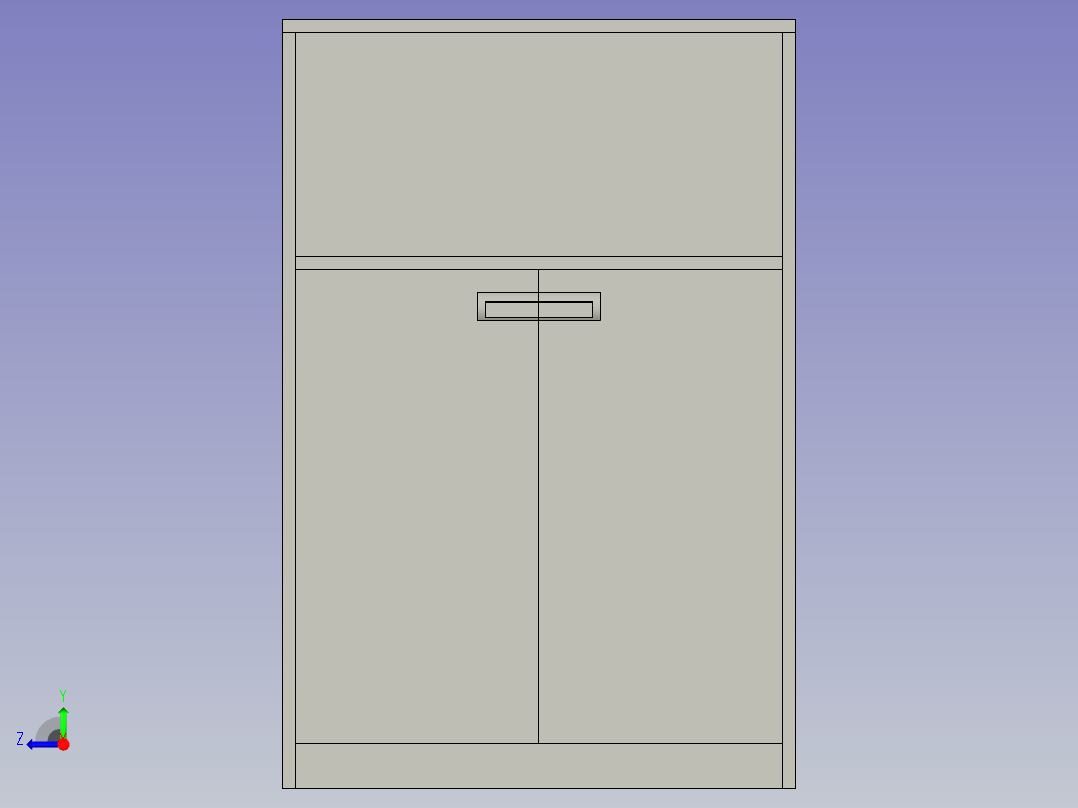 标准件-工具小桌-V1右视图