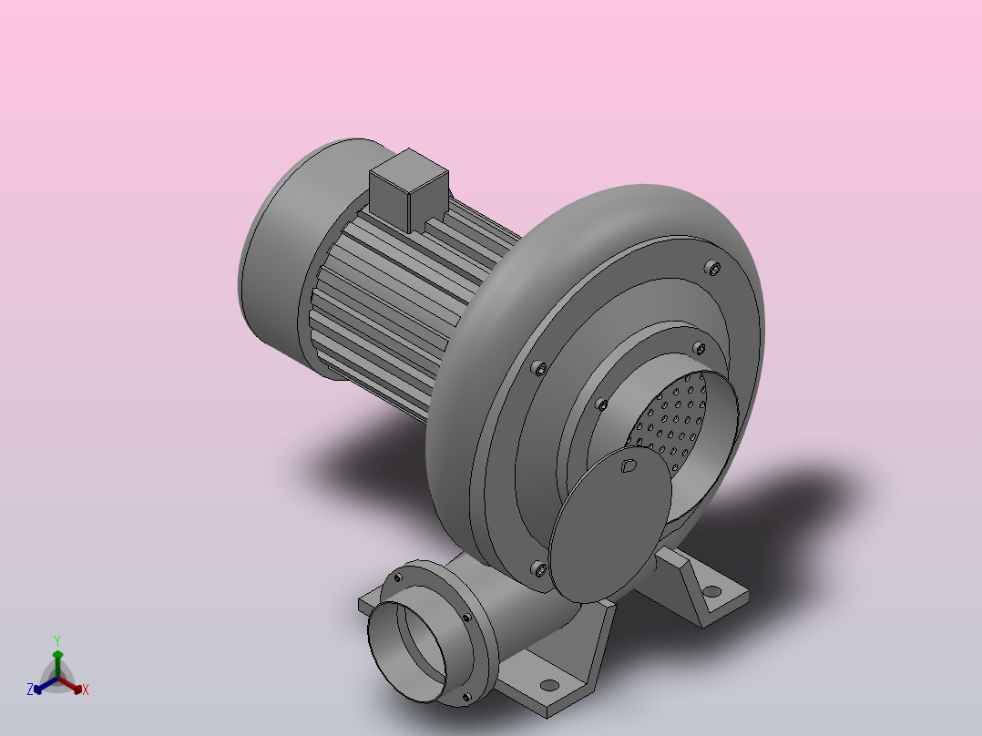 BCT-061[BCT-061]高压鼓风机‘高速风机主视图