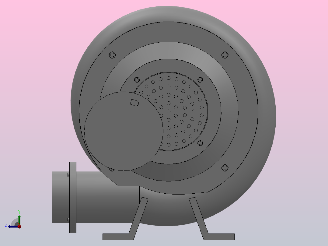 BCT-061[BCT-061]高压鼓风机‘高速风机右视图