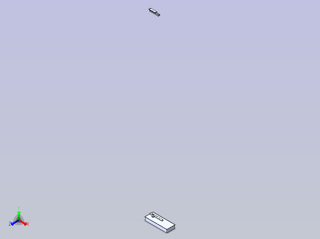 地弹簧正等轴测图