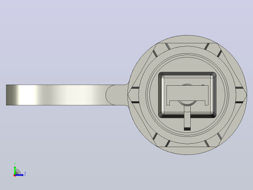 前面板安装引线USB A连接器PX0843左视缩略图