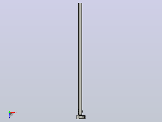 皮带直线轴半封闭可选导轨TPA-HNB-65S-90-L1800-LU-C-P10-N3俯视缩略图