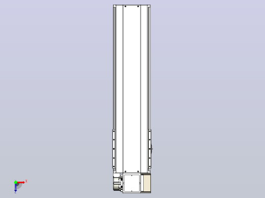 皮带直线轴半封闭可选导轨TPA-HNB-220D-176-L600-RP-Y-P1K-N3俯视缩略图