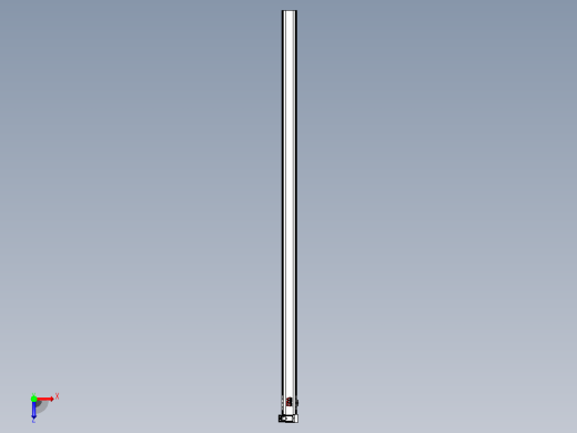 皮带直线轴半封闭可选导轨TPA-HNB-120D-110-L3050-RU-Y-P40-N3俯视缩略图