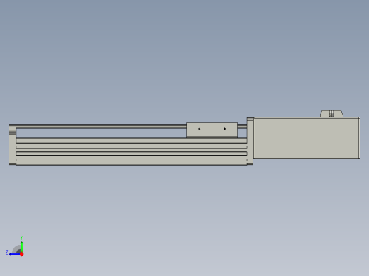 皮带直线轴半封闭可选导轨TPA-HNB-85D-90-L200-ML-C-P20-N3右视缩略图