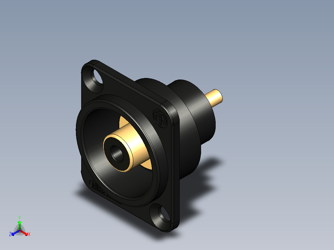 NF2D-B-0和NF2D-B-2(唱机插座)主视图