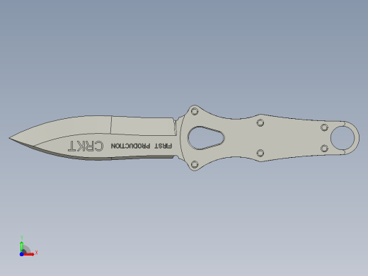CRKT-STING-3B-AG-俄罗斯匕首前视缩略图