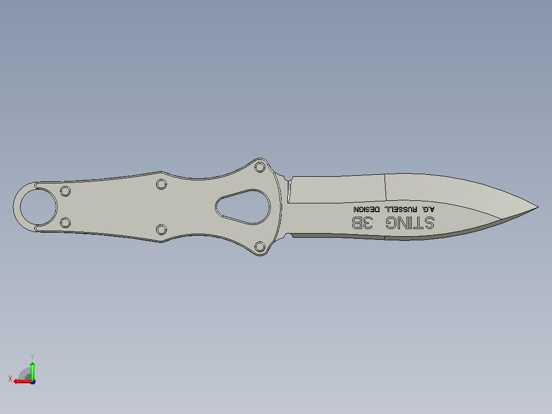 CRKT-STING-3B-AG-俄罗斯匕首后视图