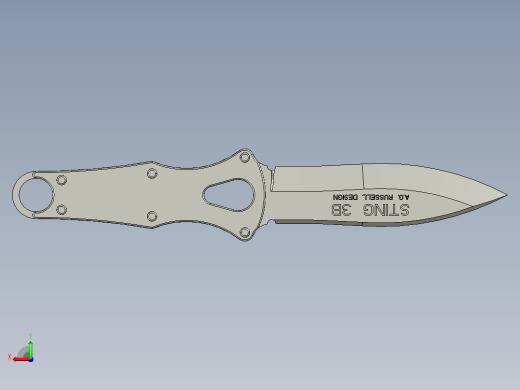 CRKT-STING-3B-AG-俄罗斯匕首后视缩略图
