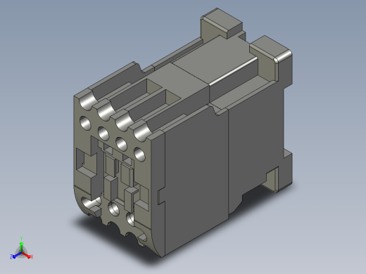 METALTEX MOD接触器。CNU-9正等轴测缩略图