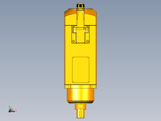 4653B-SF23X25亚克力主轴系列手动换刀电主轴[SFM4653B-09-1.5KW-SF23X25]前视缩略图