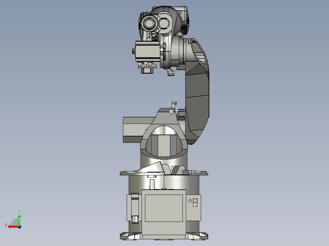 kuka-robotic-arm-1 STP IGS后视图