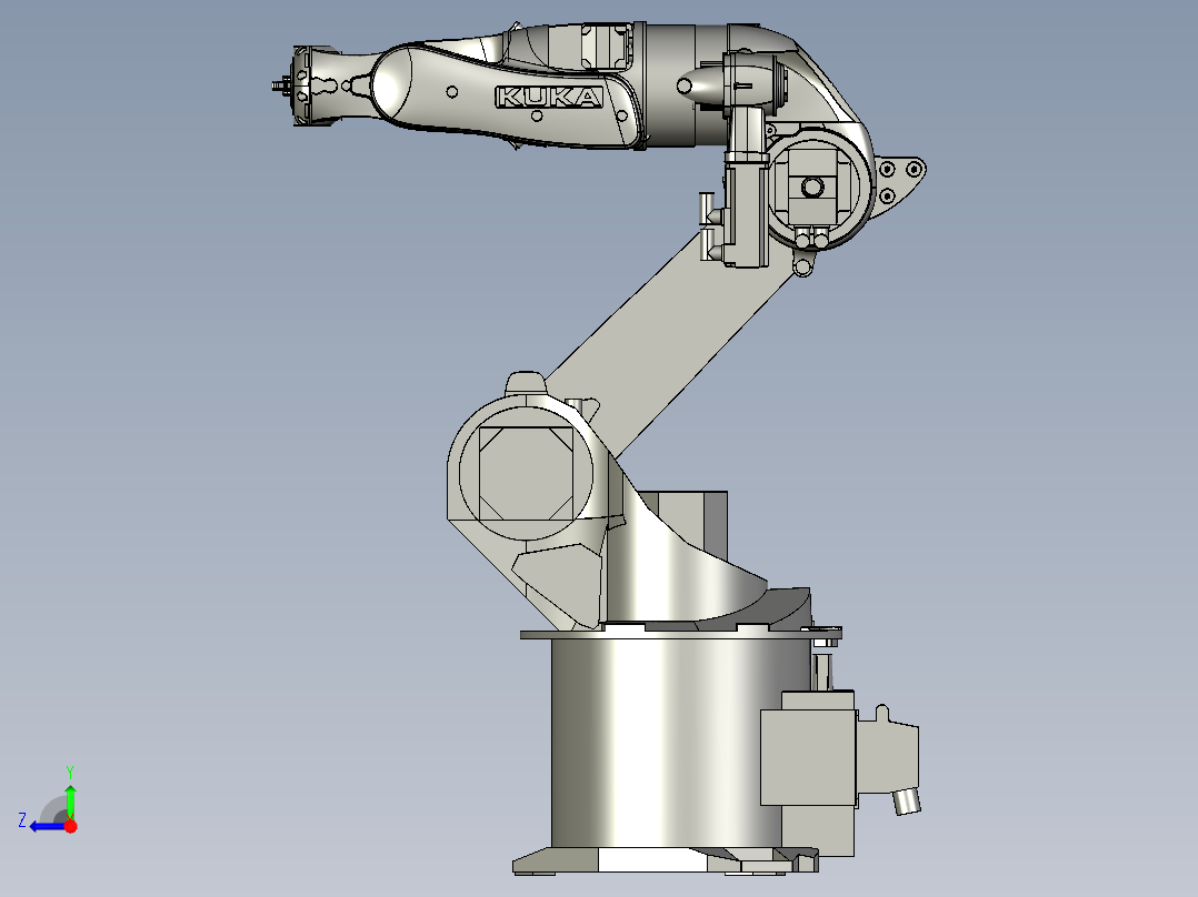 kuka-robotic-arm-1 STP IGS右视图