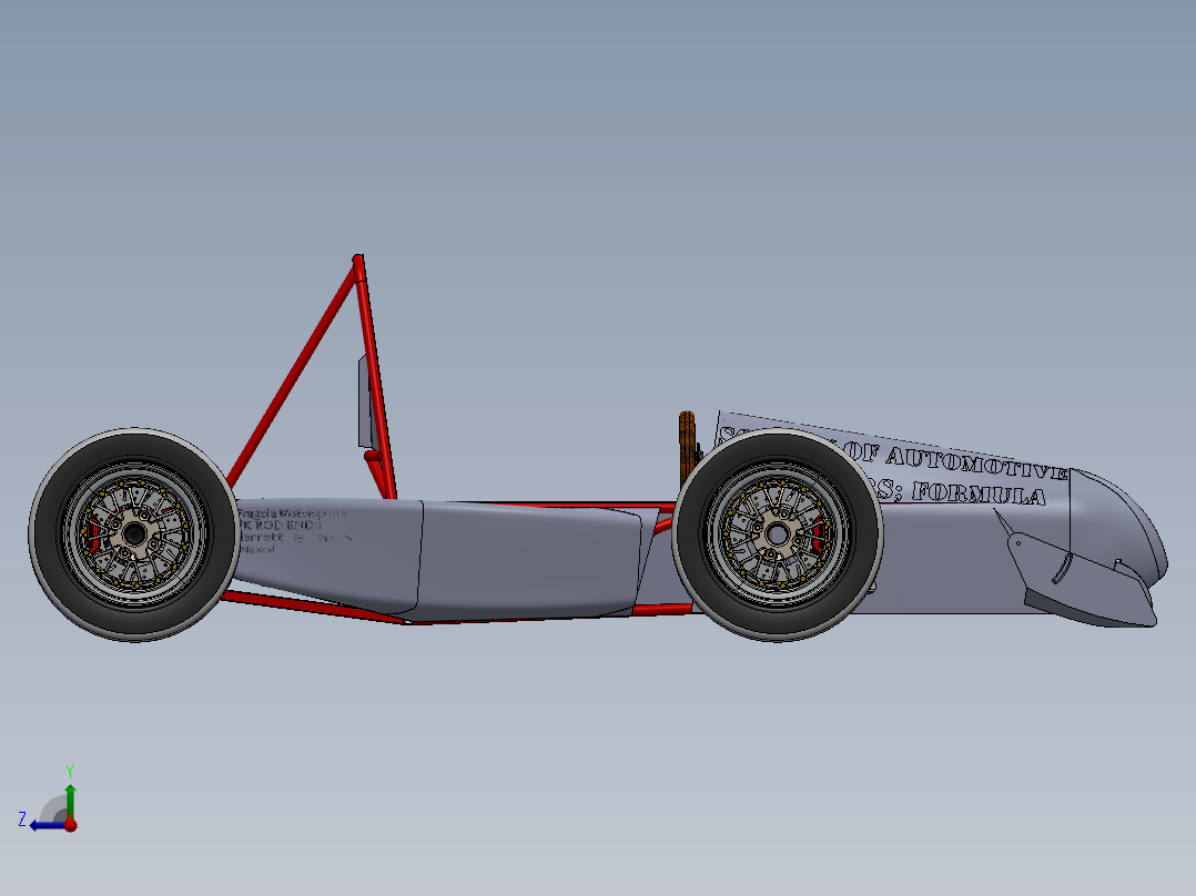 卡丁赛车右视图