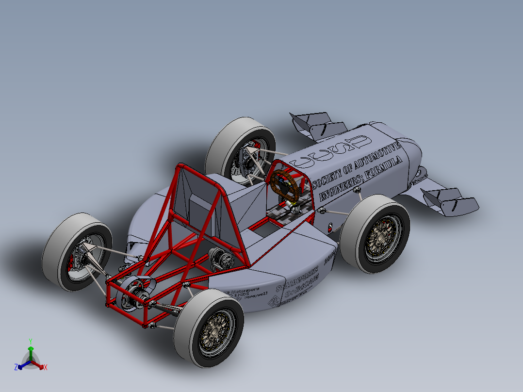卡丁赛车正等轴测图