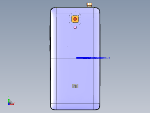 1-61 l8252小米智能机3D模型图纸（ProE5.0设计，提供step文件）前视缩略图