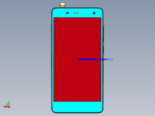 1-61 l8252小米智能机3D模型图纸（ProE5.0设计，提供step文件）后视缩略图