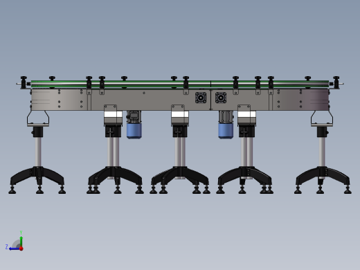 环形链传送线3D K604右视缩略图