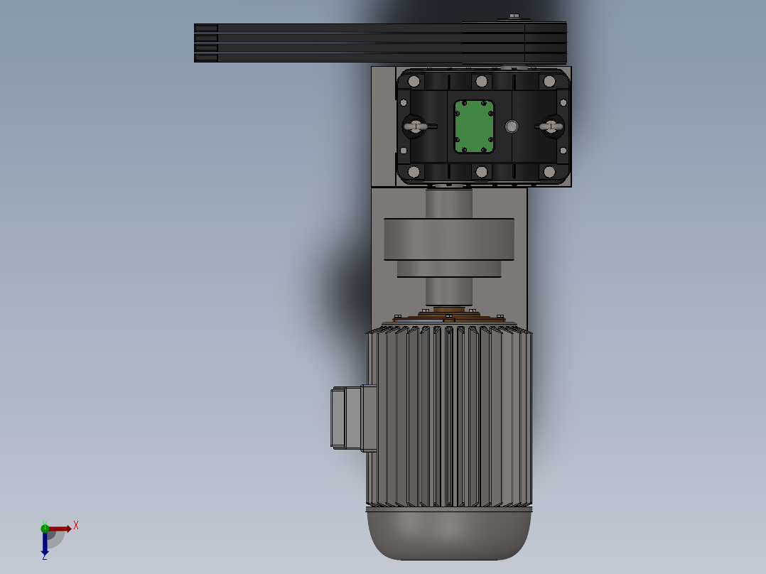 腐蚀离心泵俯视图