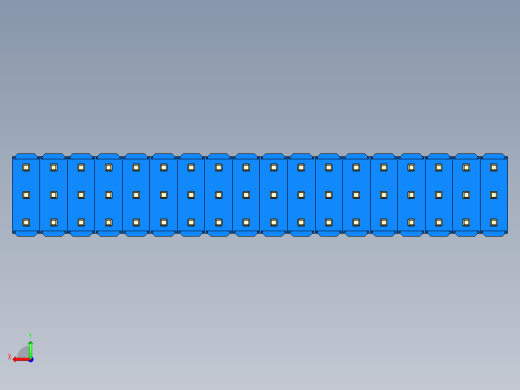 彩色公头100mil（2.54mm）系列-DS1021_blue_3x18p_100mil_Type43_rev1.0后视缩略图
