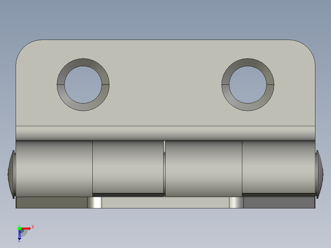 铰链Inox(1)俯视图