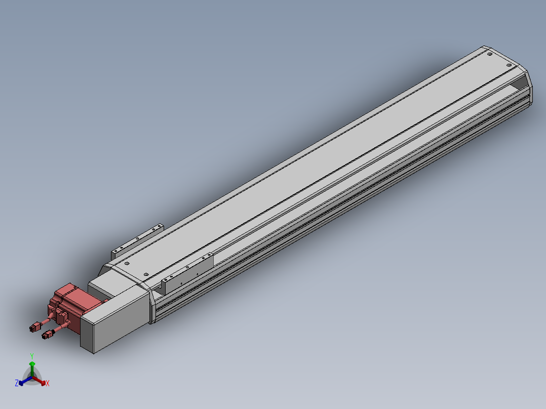 精密模组MT170-L125-900-R-M75-C4正等轴测图