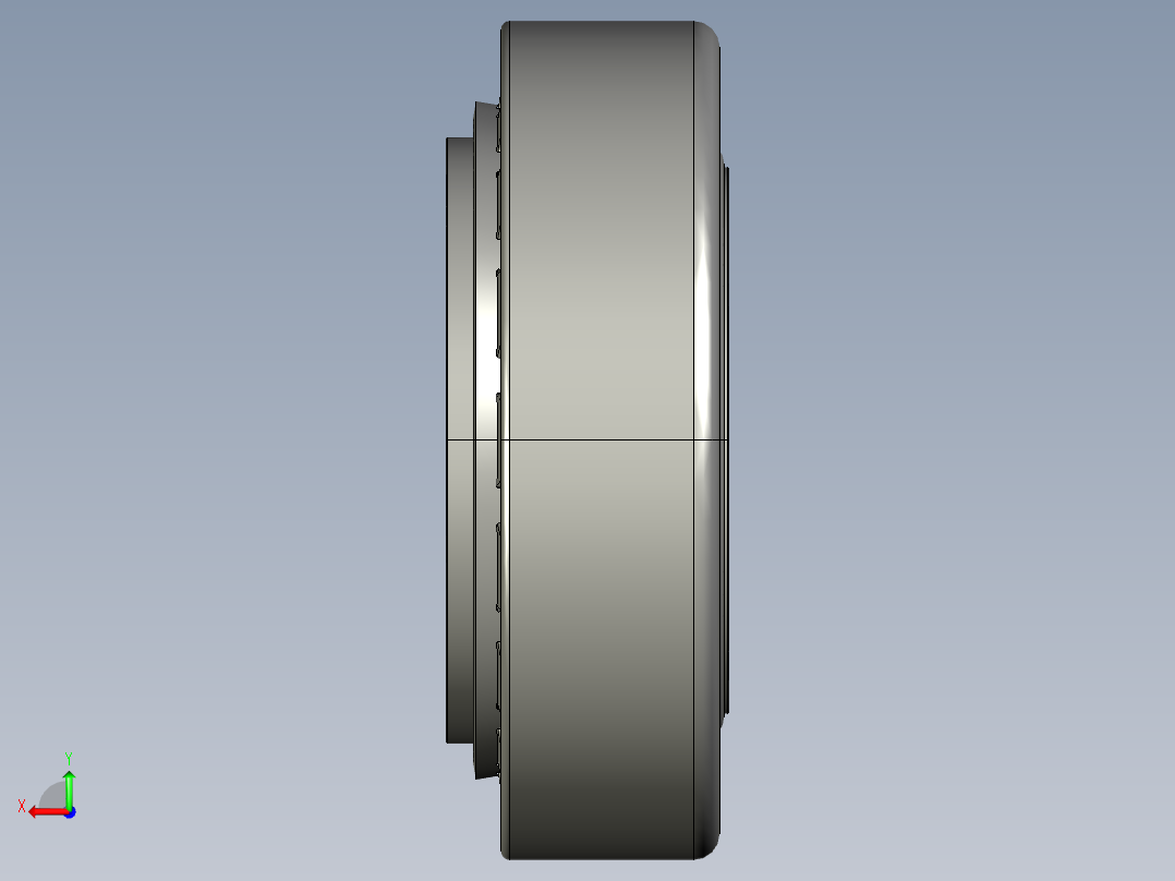圆锥滚子轴承后视图