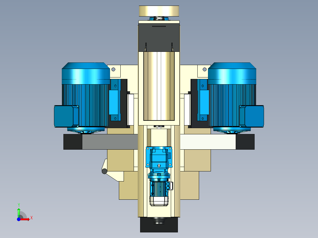 压制造粒机前视图