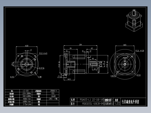 斜齿PGH115-L1 22-110-145-M8-130WZ-8B.DXF