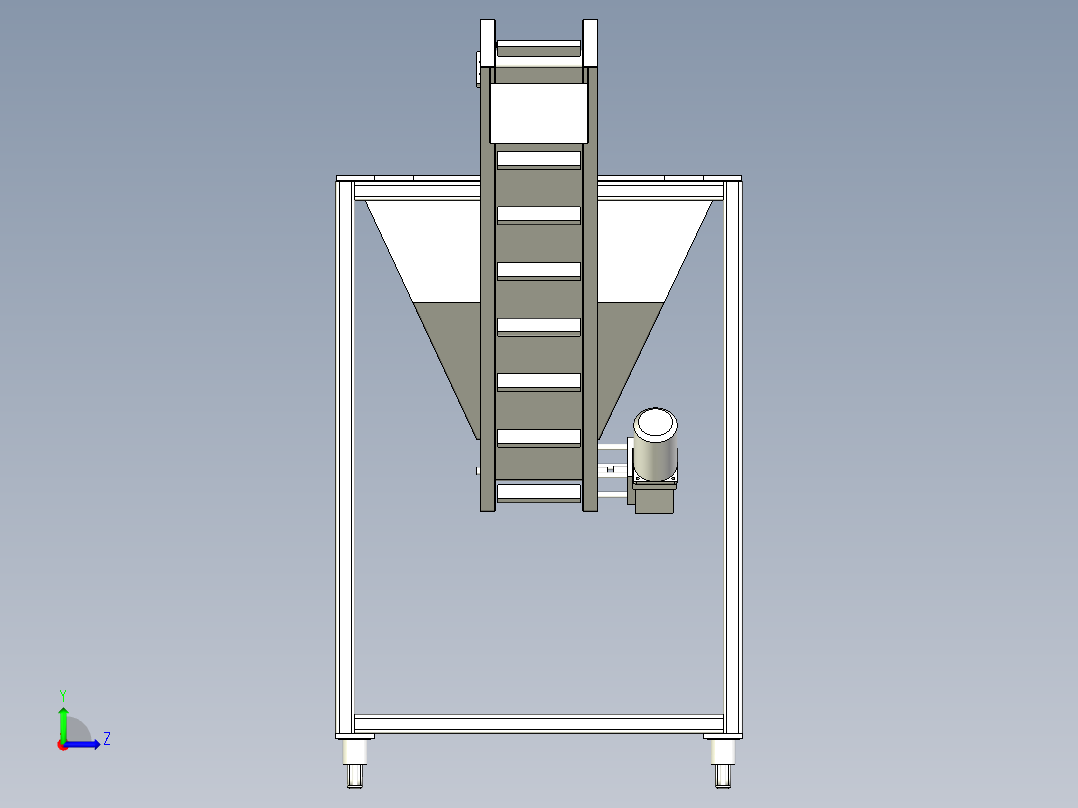 皮带自动上料机构模型==740922=20左视图