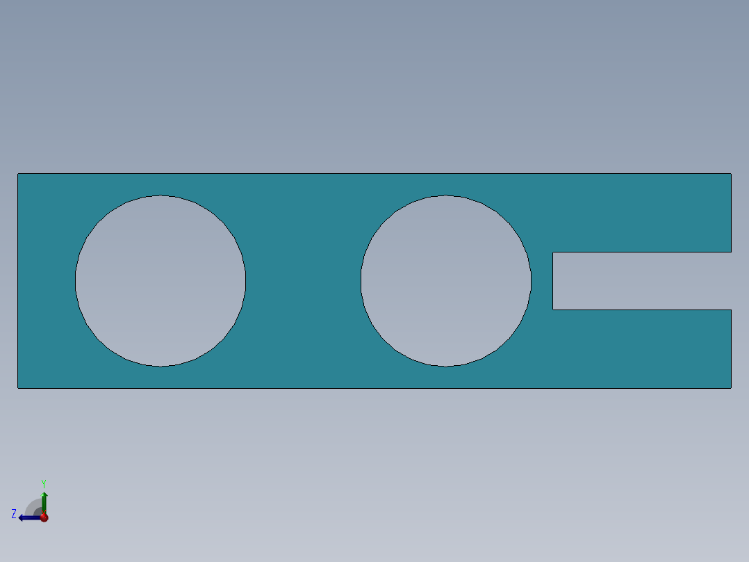 S23 摆动滑块右视图