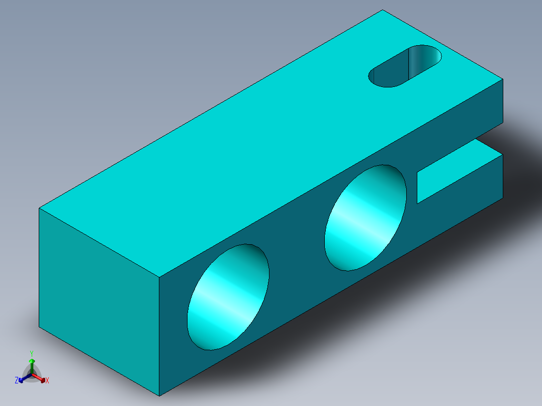 S23 摆动滑块正等轴测图