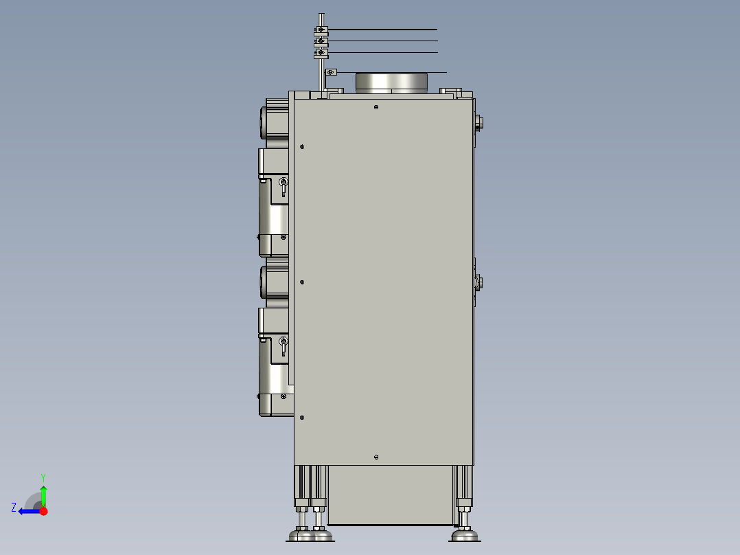 倍速链STEP右视图
