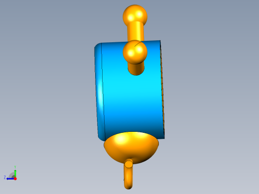 闹钟模型右视缩略图