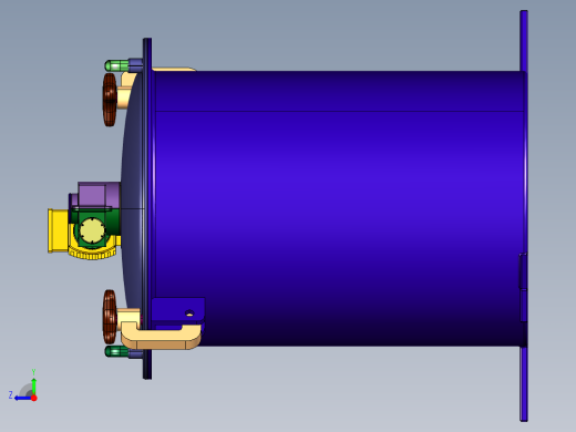 立式两相电搅拌机右视缩略图