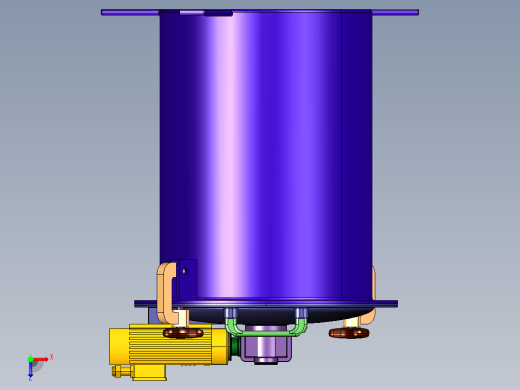 立式两相电搅拌机俯视缩略图