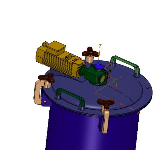 立式两相电搅拌机