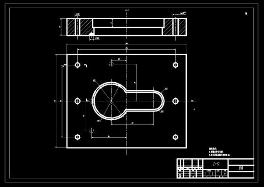 垫片冲孔落料复合模（CAD图+Proe三维）缩略图