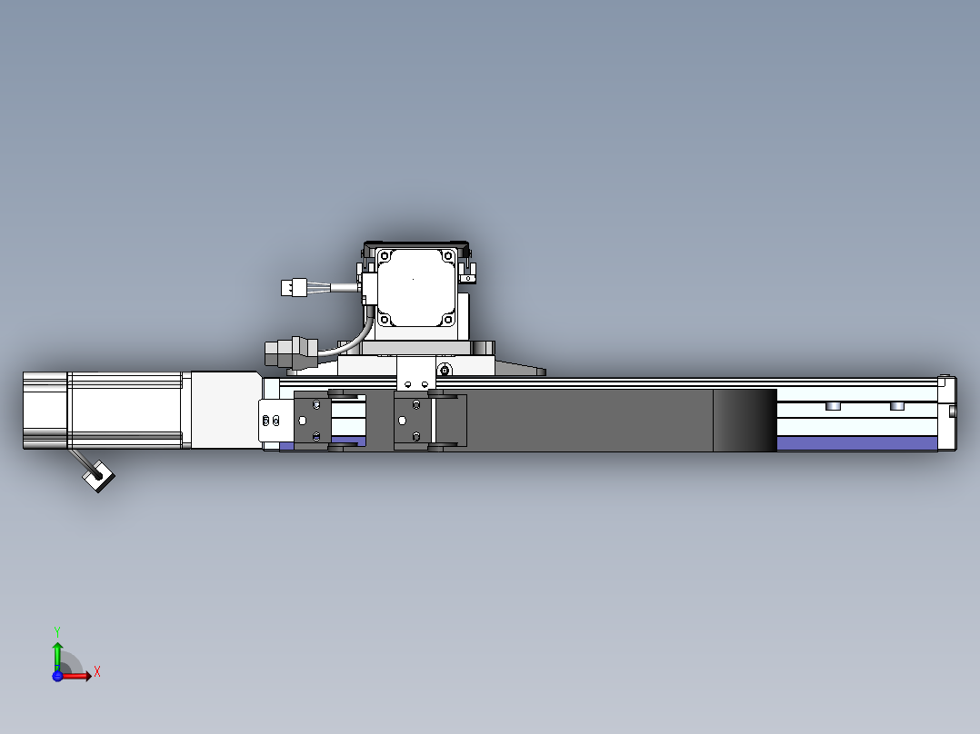 内嵌直交机械手XYG系列XYG430-F3前视图