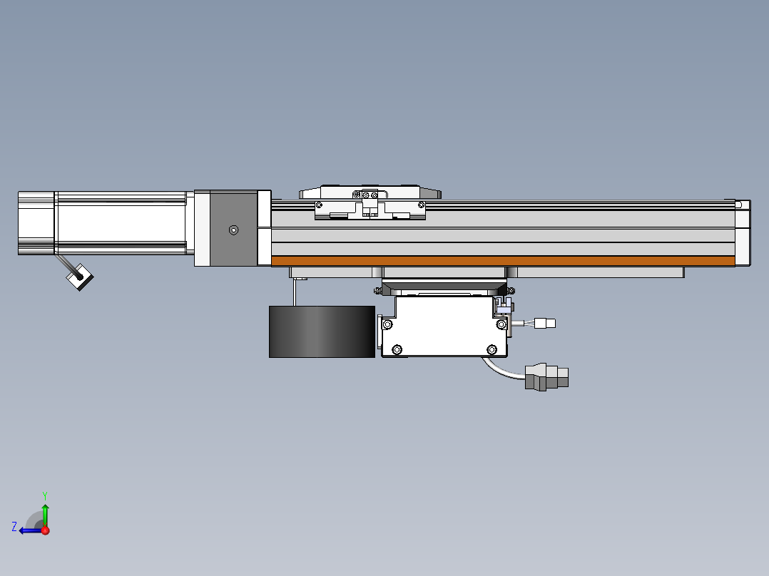 内嵌直交机械手XYG系列XYG430-F3右视图