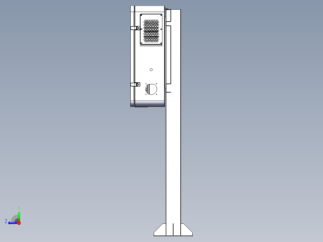 XKCD-040-D充电机总装配图-V1.2右视图