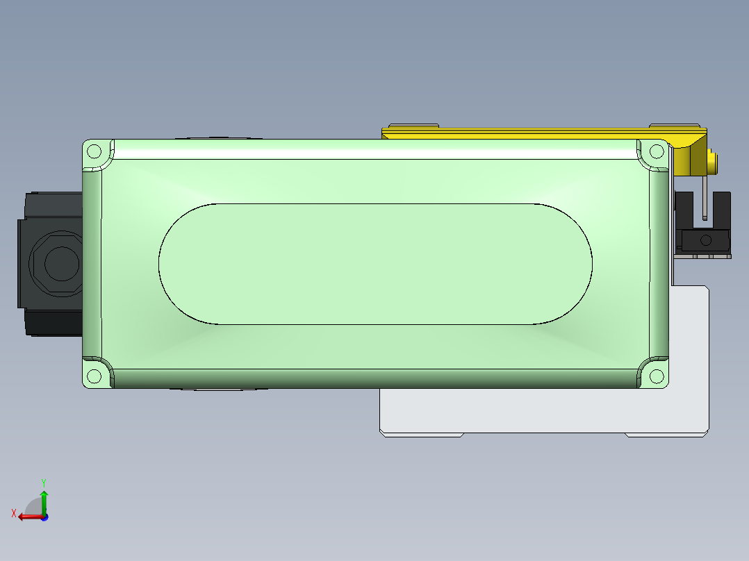 GTH内嵌丝杆全封闭GTH8S-BR-200W后视图