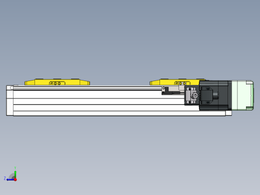 GTH内嵌丝杆全封闭GTH8S-BR-200W右视缩略图