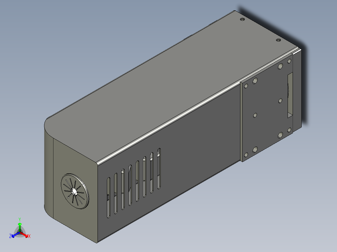 R旋转轴-R10正等轴测图