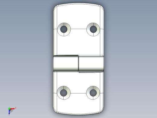 型材-KJN 50-60 DETACHABLE COMBI HINGE RIGHT 095K5060R00俯视缩略图