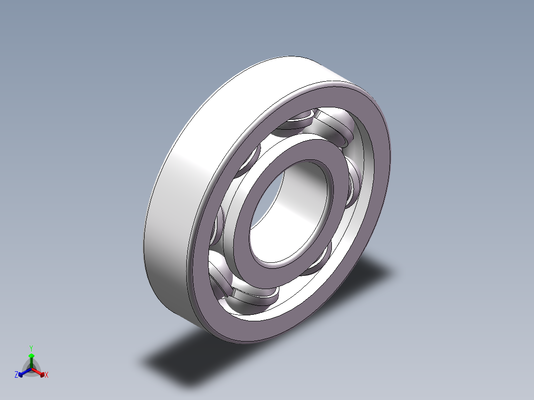 轴承正等轴测图