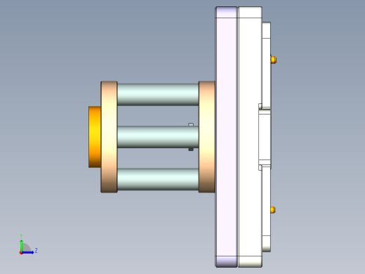 HAZEL-C-笔记本CNC工装夹具三维模型CNC4-0512左视缩略图
