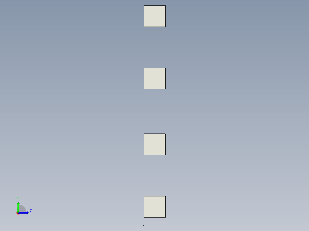 长条铝制工件飞面钻工模型加工程序图左视图