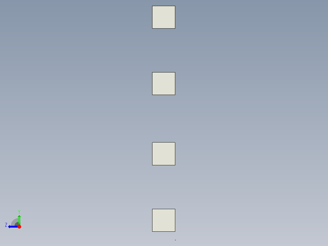 长条铝制工件飞面钻工模型加工程序图右视图