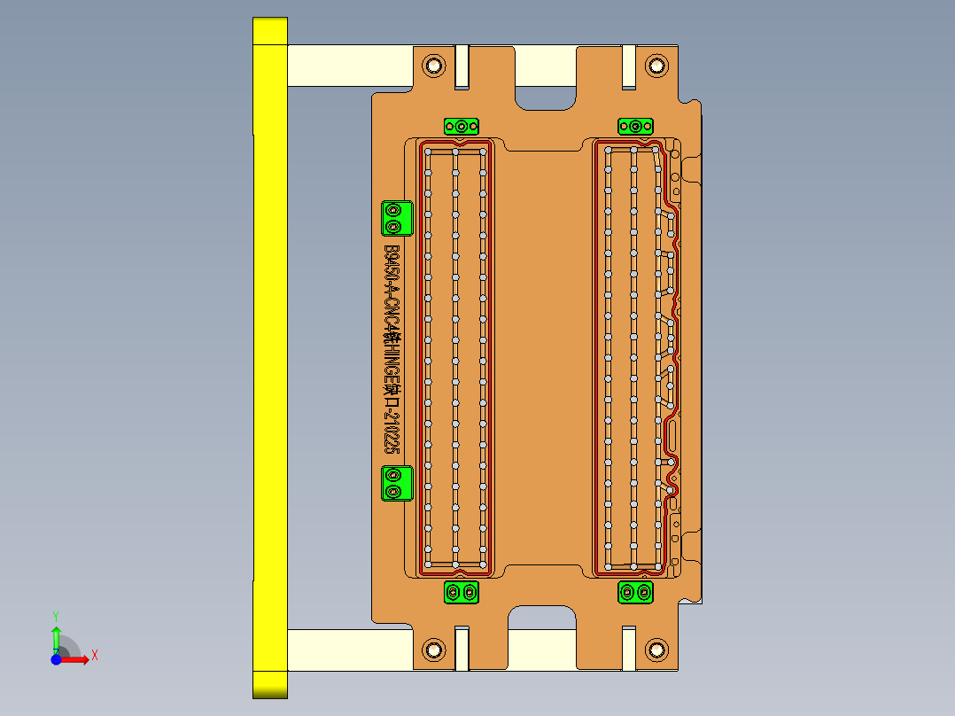 B9450-A-笔记本CNC工装夹具三维模型CNC4铣HINGE缺口-210225前视图